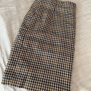 H&M gingham pencil skirt NWOT